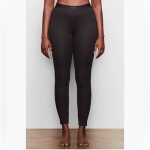 SKIMS Cotton Rib Legging | Onyx | Size M